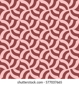 square background with seamless geometric pattern. modern ornament. vector illustration. for decor, print, wallpaper, cover