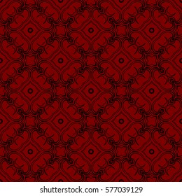 square background with seamless geometric pattern. ethnic ornament. vector illustration. for decor, fabric, print, wallpaper