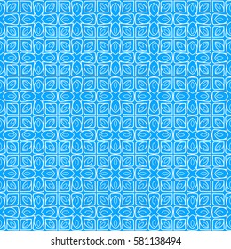 square background with seamless geometric pattern. vector illustration. for decor, fabric, print, wallpaper