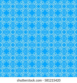 square background with seamless geometric pattern. vector illustration. for decor, fabric, print, wallpaper