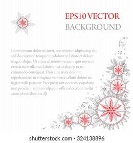 square background with text area and decorative borders