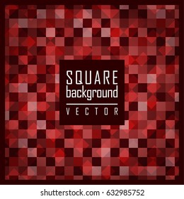square background vector red