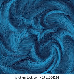 square banner. Modern wave curve abstract background. Vector illustration