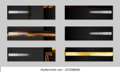 square banner vector collection. wood gradient color composition