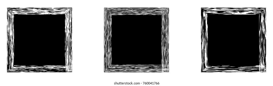 Square Black background . Texture