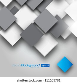 Square blank background - Vector Design Concept