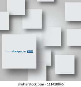 Square blank background - Vector Design Concept