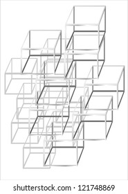 Square blank background - Vector Design Concept