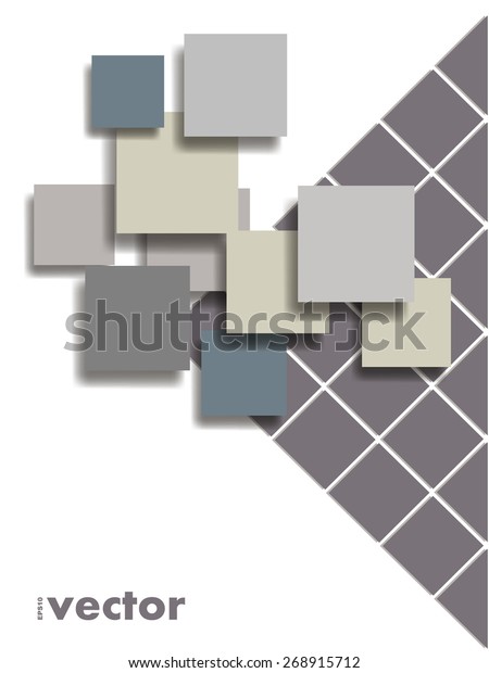 Square Blank Background Vector Design Concept Stock Vector (Royalty ...