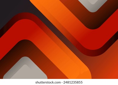 square block background with gradient orange