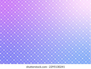 Square blue gradient vivid pattern graphics minimal style decoration background. vector illustration.