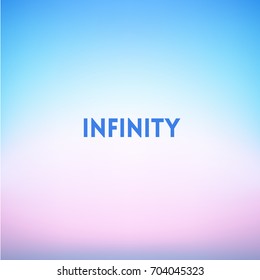 square blue pink blurred background - modern colors infinity