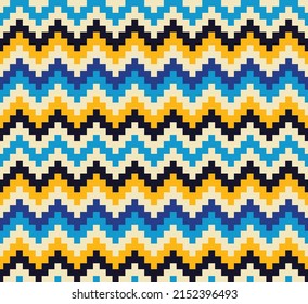 square blue blue yellow color pattern abstract background vector