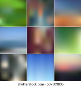 Square blurred vector background. Vector blurred background. Vector blurred background.