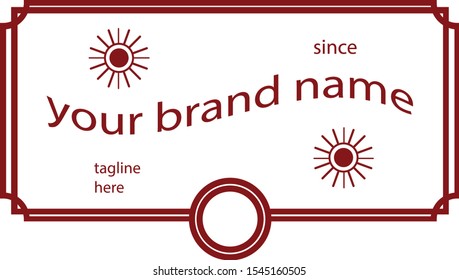 Square Board Logo Vector Design