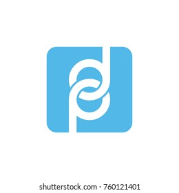 square box logo template