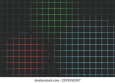 cuadro cuadrado con archivo vectorial de fondo de iluminación de color rojo verde y azul cielo