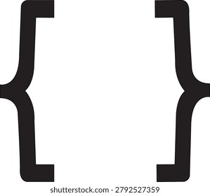 Square Brackets Punctuation Mark Symbol Icon