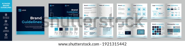 Square Brand
Manual Template, Simple style and modern layout Brand Book, Brand
Identity, Brand Guideline, Guide
Book