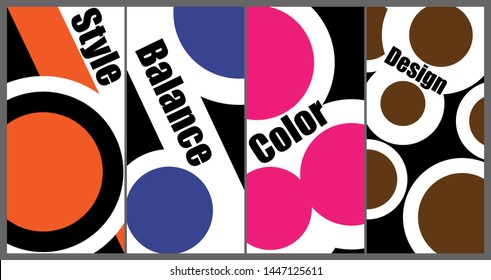 Square brochure design made of geometric shapes. Rectangle template brochure, report, catalog, magazine. Brochure layout modern abstract background.