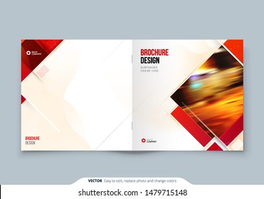 Square Brochure template layout design. Corporate business annual report, catalog, magazine, flyer mockup. Creative modern bright concept with square shapes Square Brochure template layout design. Corporate business annual report, catalog, magazine, flyer mockup. Creative modern bright concept with square shapes