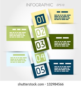 square bubble infographic. infographic concept.