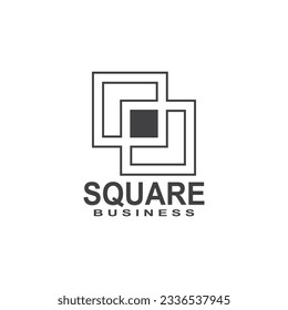Square Business icon And Symbol Template