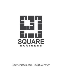 Square Business icon And Symbol Template