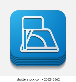 square button: angle