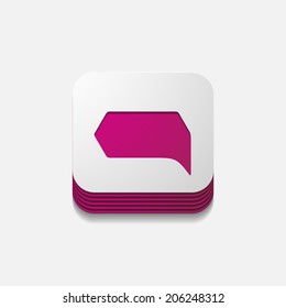 square button: bubble