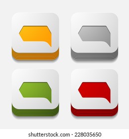 square button: bubble