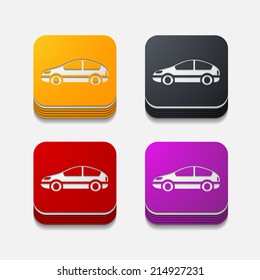 square button: car