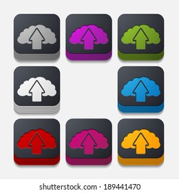 square button: cloud