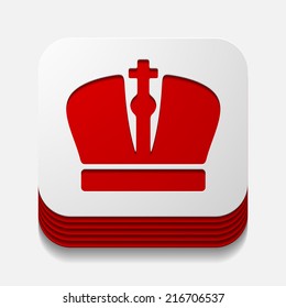 square button: crown