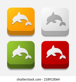 square button: dolphin