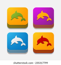 square button: dolphin