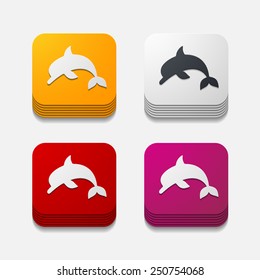 square button: dolphin