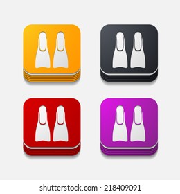 square button: flipper