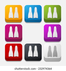 square button: flipper