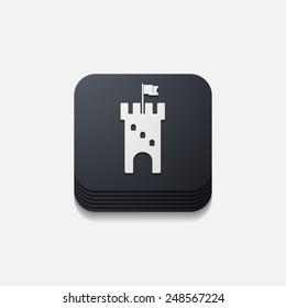 square button: fortress