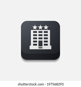 square button: hotel