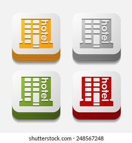 square button: hotel