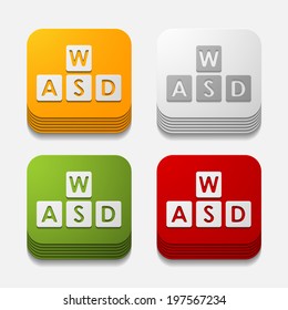 square button: keypad