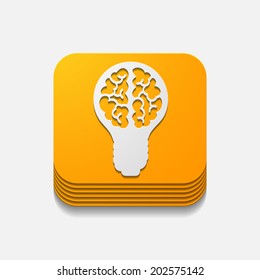 square button: lightbulb