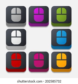 square button: mouse