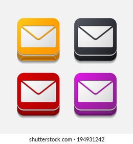 square button: newsletter