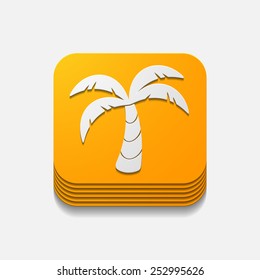 square button: palm