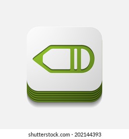 square button: pencil