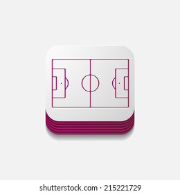 square button: playing field