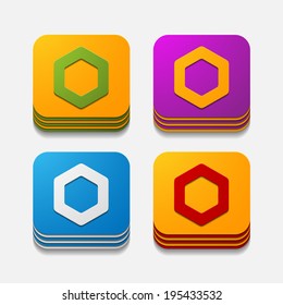 square button: polygon